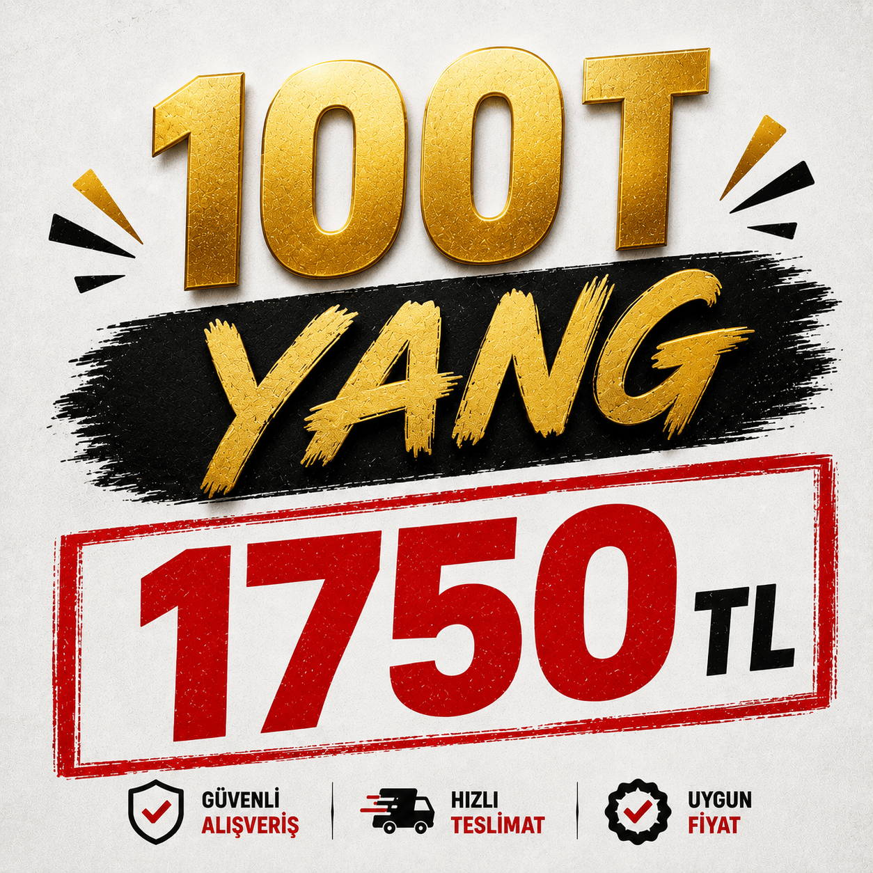 100 T  1750 TL
