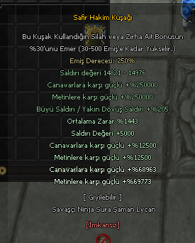 SON DÖNÜŞÜM EMDİRİLİ KUŞAK