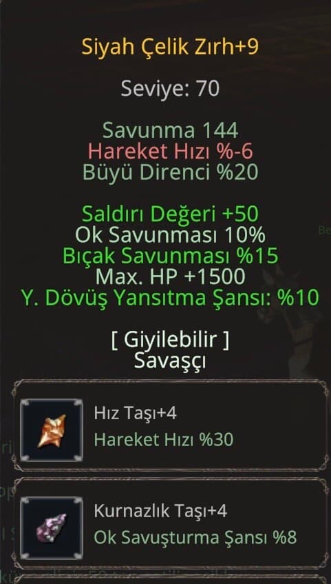 +9 siyah çelik