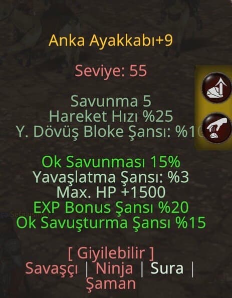sürgünlük anka +9