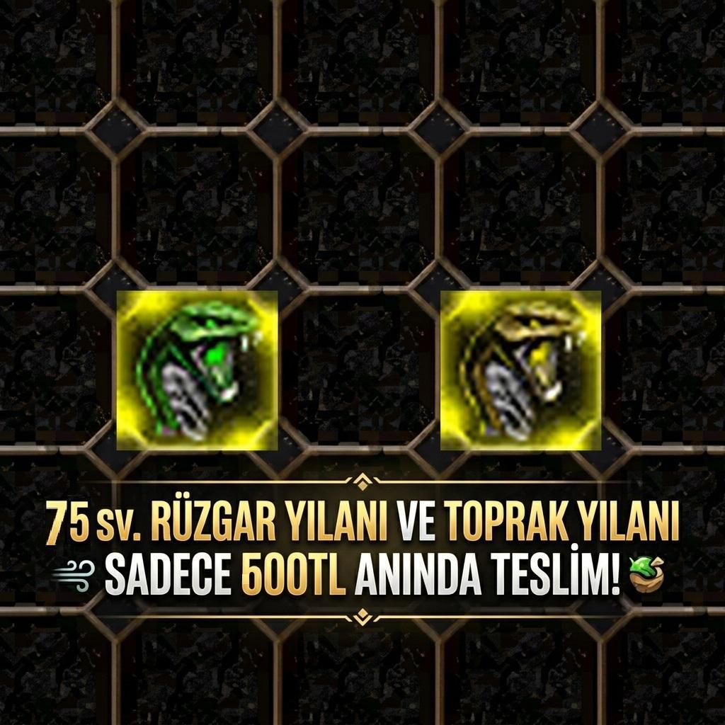 75 Sv. FUL ÇİFT YILAN TOPRAK VE RÜZGAR en uygun