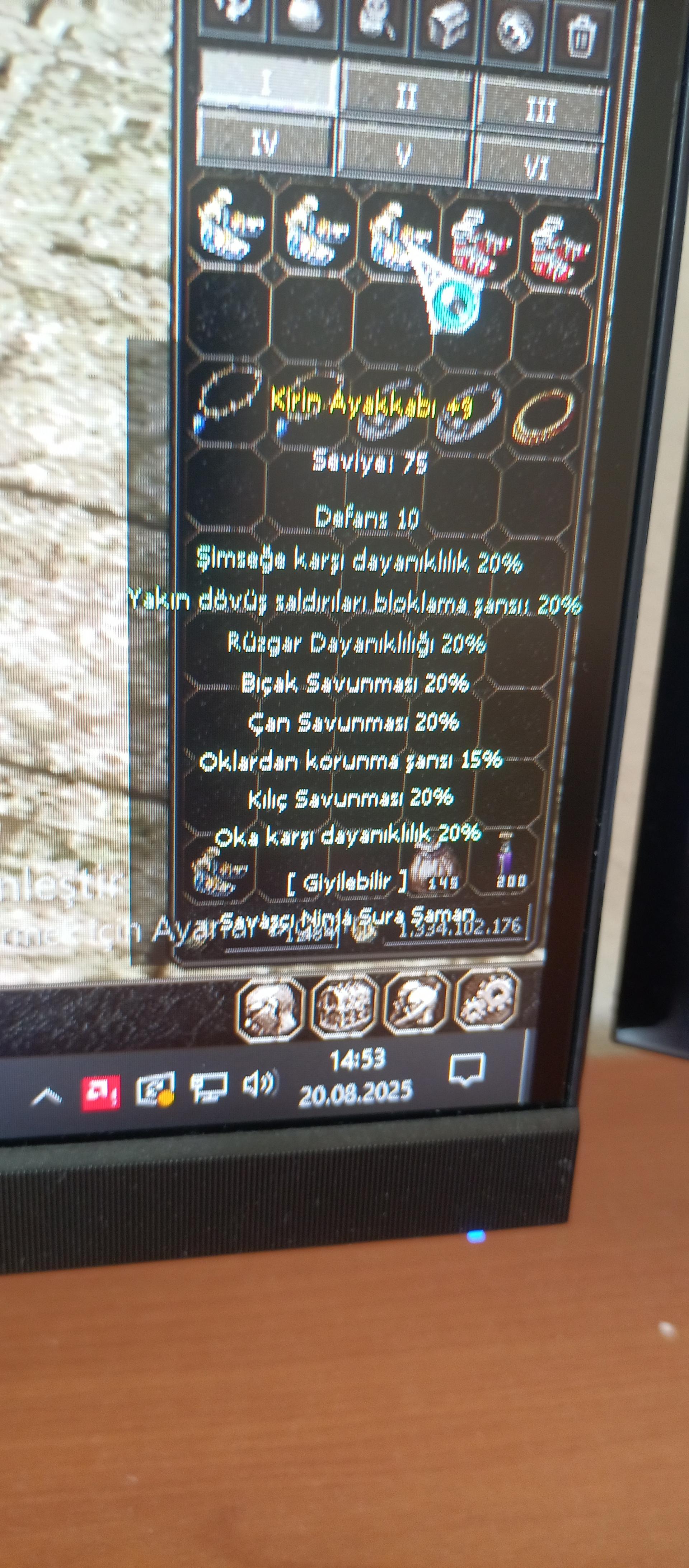 5 parça ayakkabı