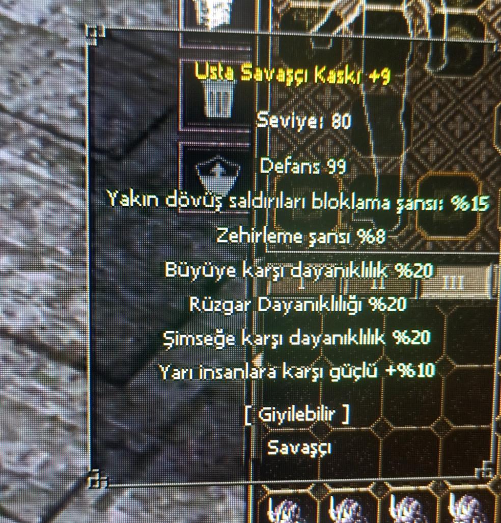 6 parça savaşçı kaskı