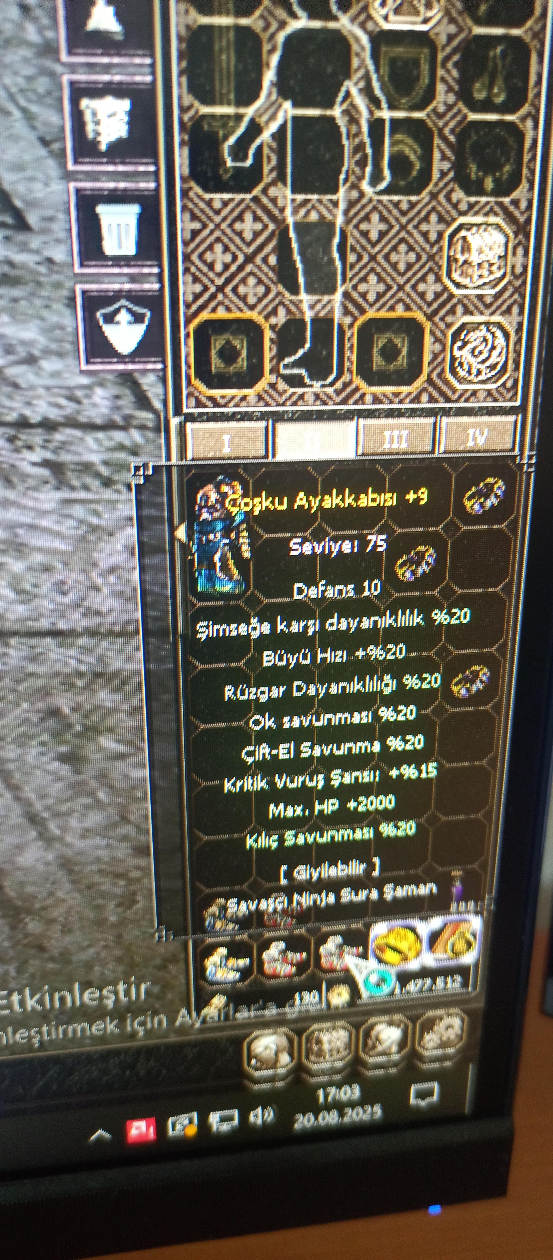 5 parça ayakkabı