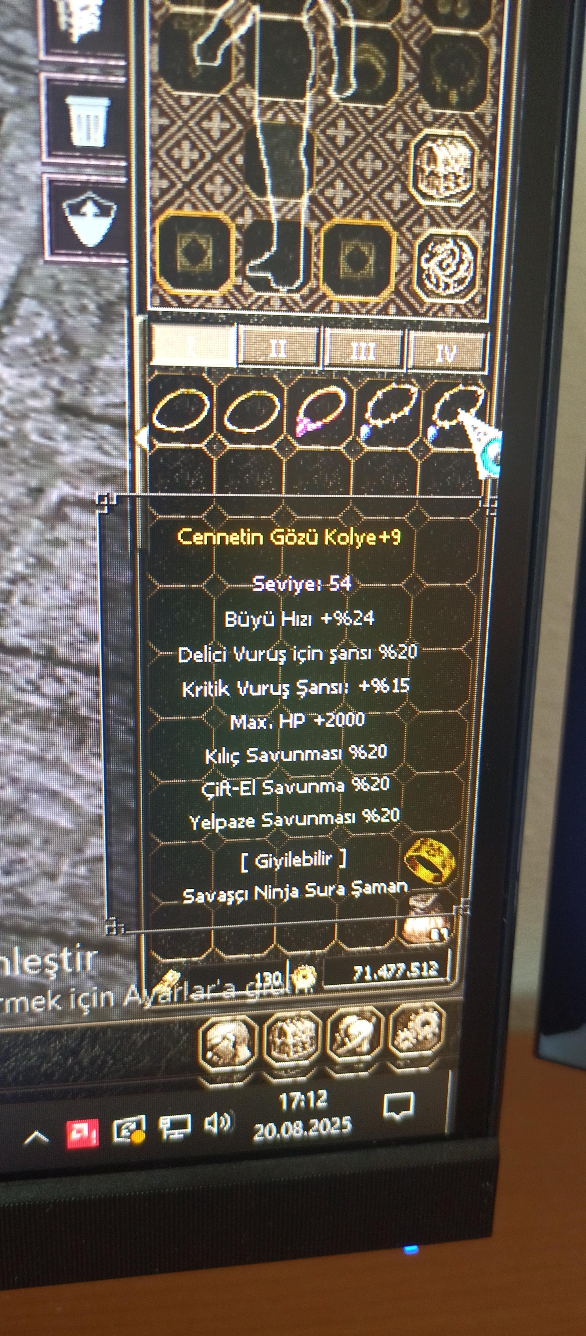 5 parça kolye