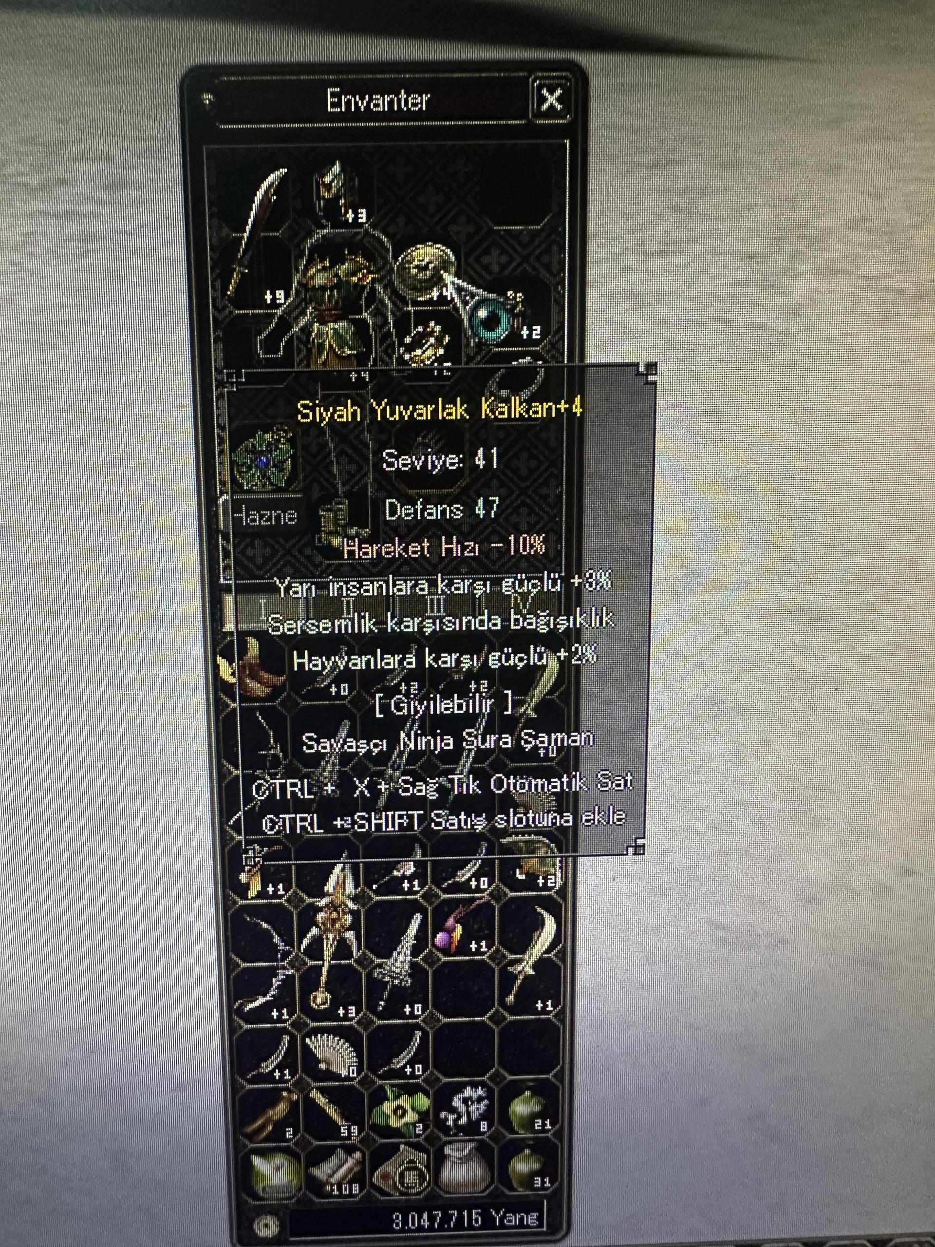 50 level at zırhlı 9 dolu ve dahası uyguna