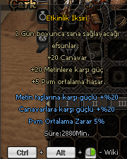 ETKİNLİK İKSİRİ ANINDA TESLİM