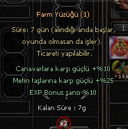 FARM YÜZÜĞÜ 1 ANINDA TESLİM