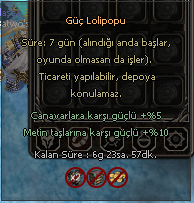 GÜÇ LOLİPOPU + SİHİR LOLİPOPU
