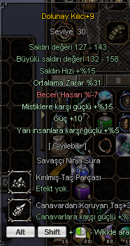 +9 31 ORT 10 GÜÇ DOLUNAY KILICI ANINDA TESLİM