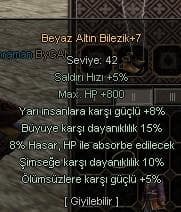 ELİT BEYAZ ALTIN BİLEZİK