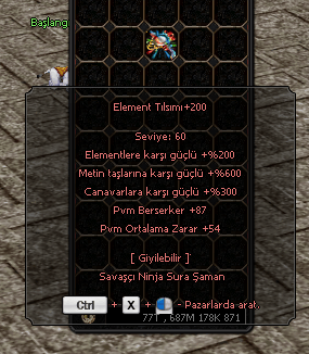 ELEMENT TILSIMI +200 SATILIR