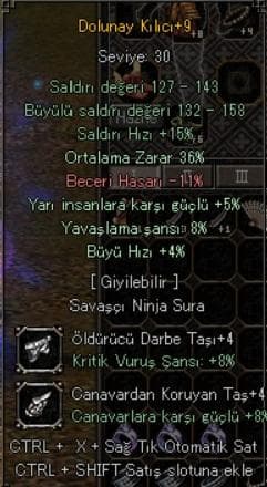 +9 ELİT DOLU 36 ORT 5 YARI