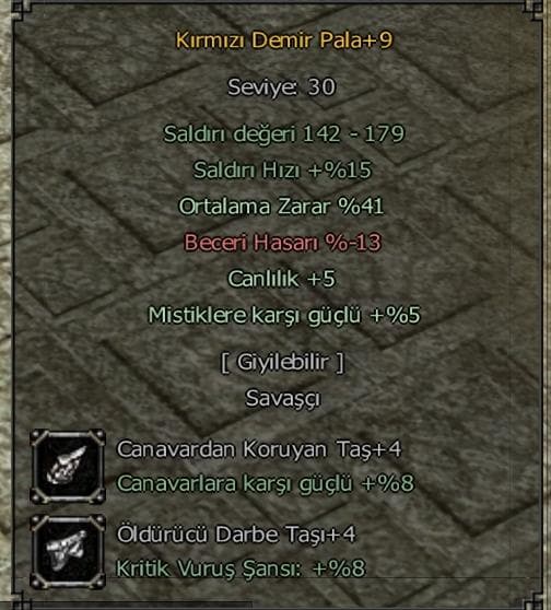 41 Ortalama +4 Taşlı KDP