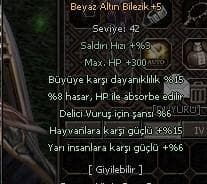 ELİT BEYAZ ALTIN BİLEZİK WS LİK