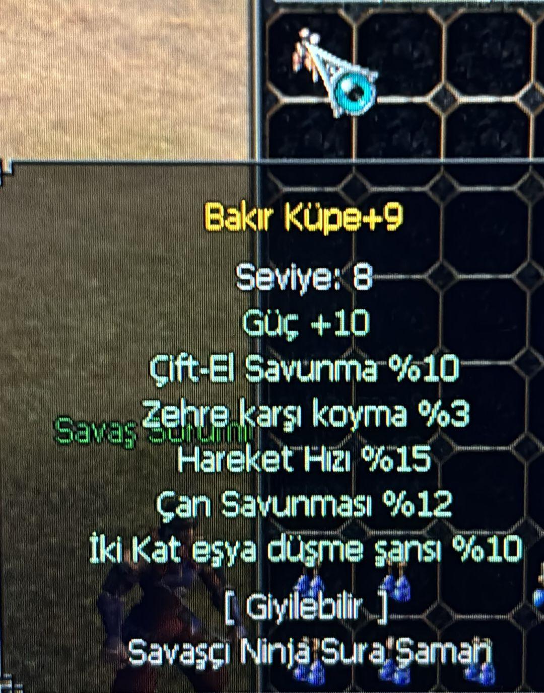 Bakır Küpe +9