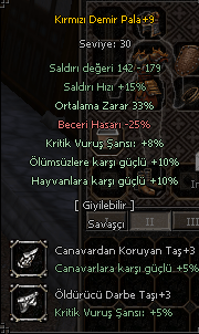 +9 KDP 33 ort 8 kritik 3 taşlı
