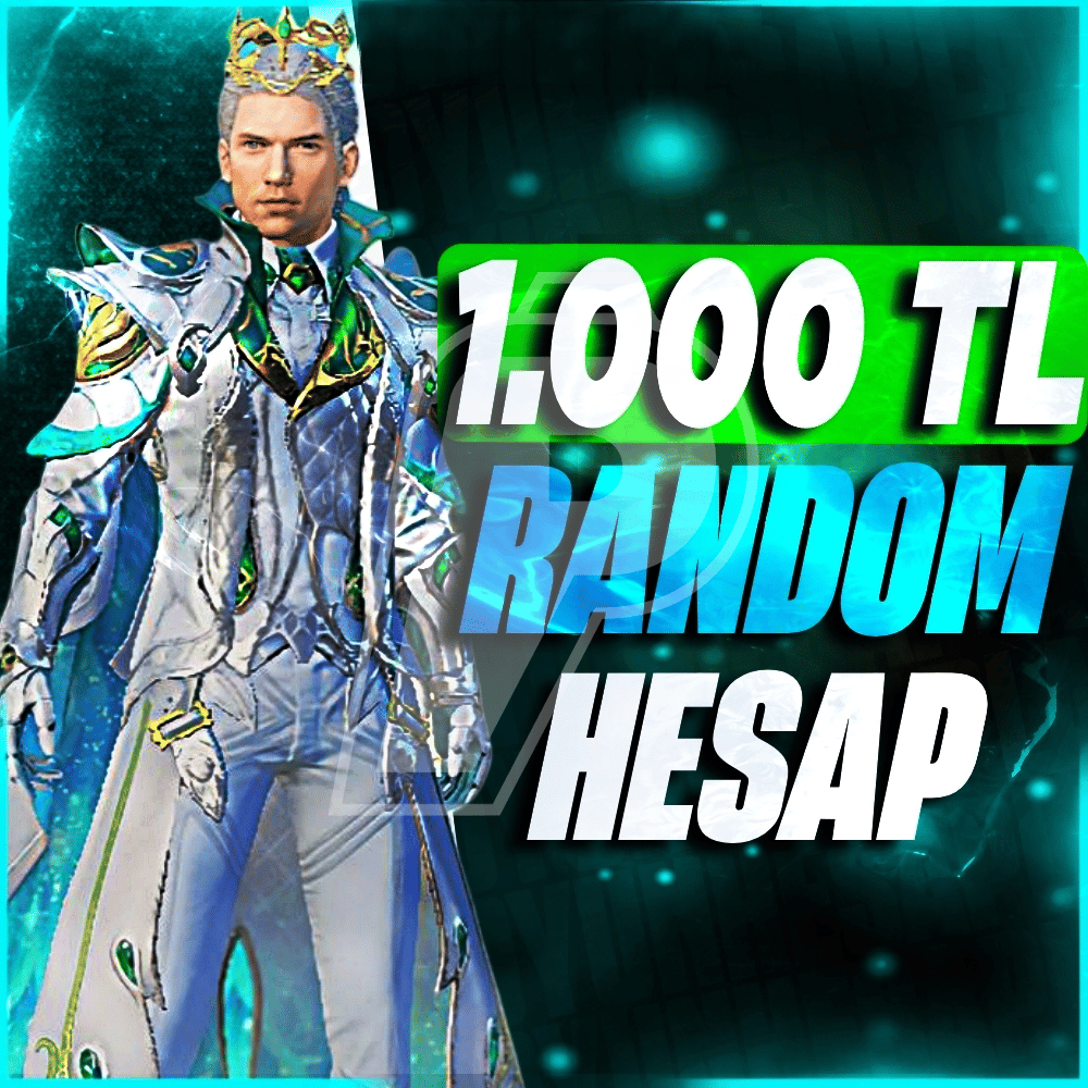 1000 TL MÜKEMMEL FULL ENVANTER GARANTİ HESAP