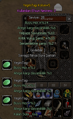 +5 10KRİT FUL CEVHER ELİT YEŞİMTAŞI KOLYE 1900 TL