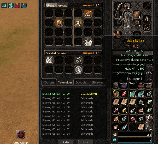 45LVL AT 21 +9  DOLULU M8 SKİLLİ ELİT SURA