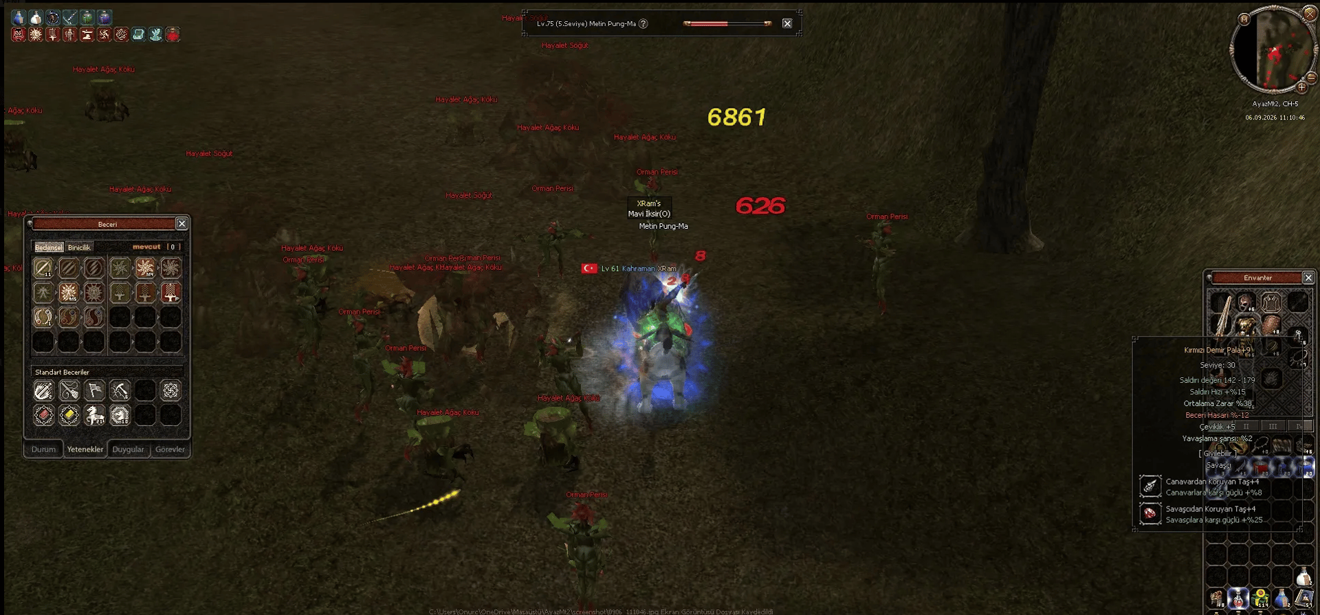 HAVA P 7K HASAR BİYO BİTİK 61 LVL FUL ORMAN CANAVARI