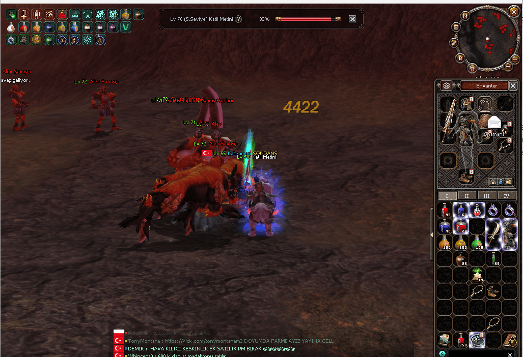 55LVL 5K HASARLI DOYUM KESEN SAVASCI KELEPİR