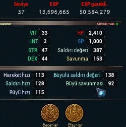 37 lvl Okçu Ninja