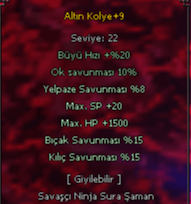 +9 ALTIN KOLYE