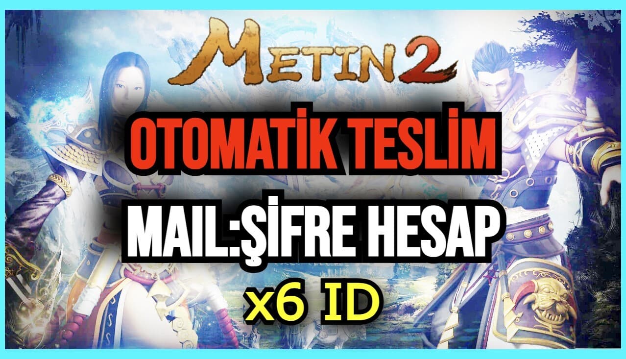 1 MAIL x6 ID AÇIK SUNUCULARA GIREN HESAP