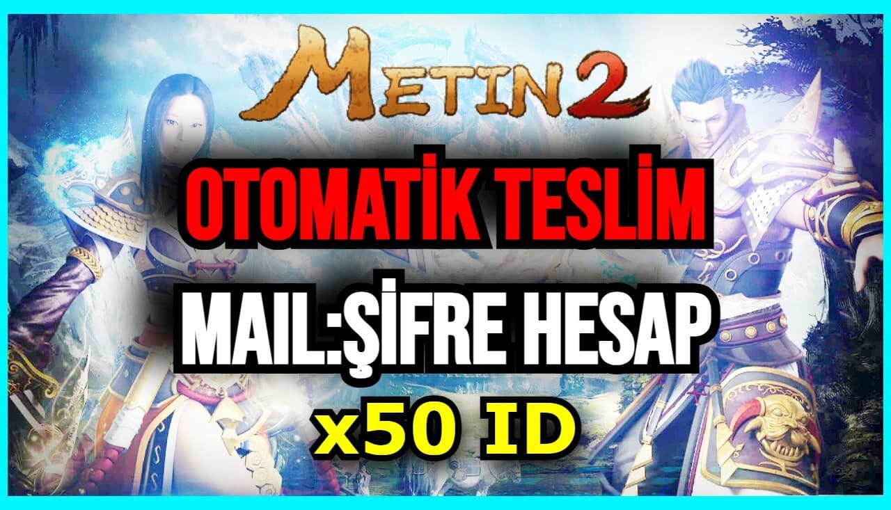 1 MAIL x50 ID AÇIK SUNUCULARA GIREN HESAP