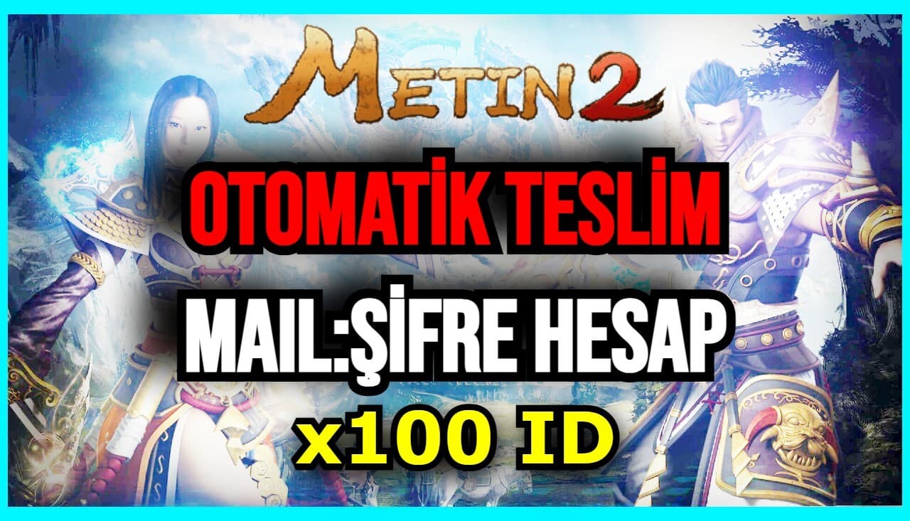 1 MAIL x100 ID AÇIK SUNUCULARA GIREN HESAP
