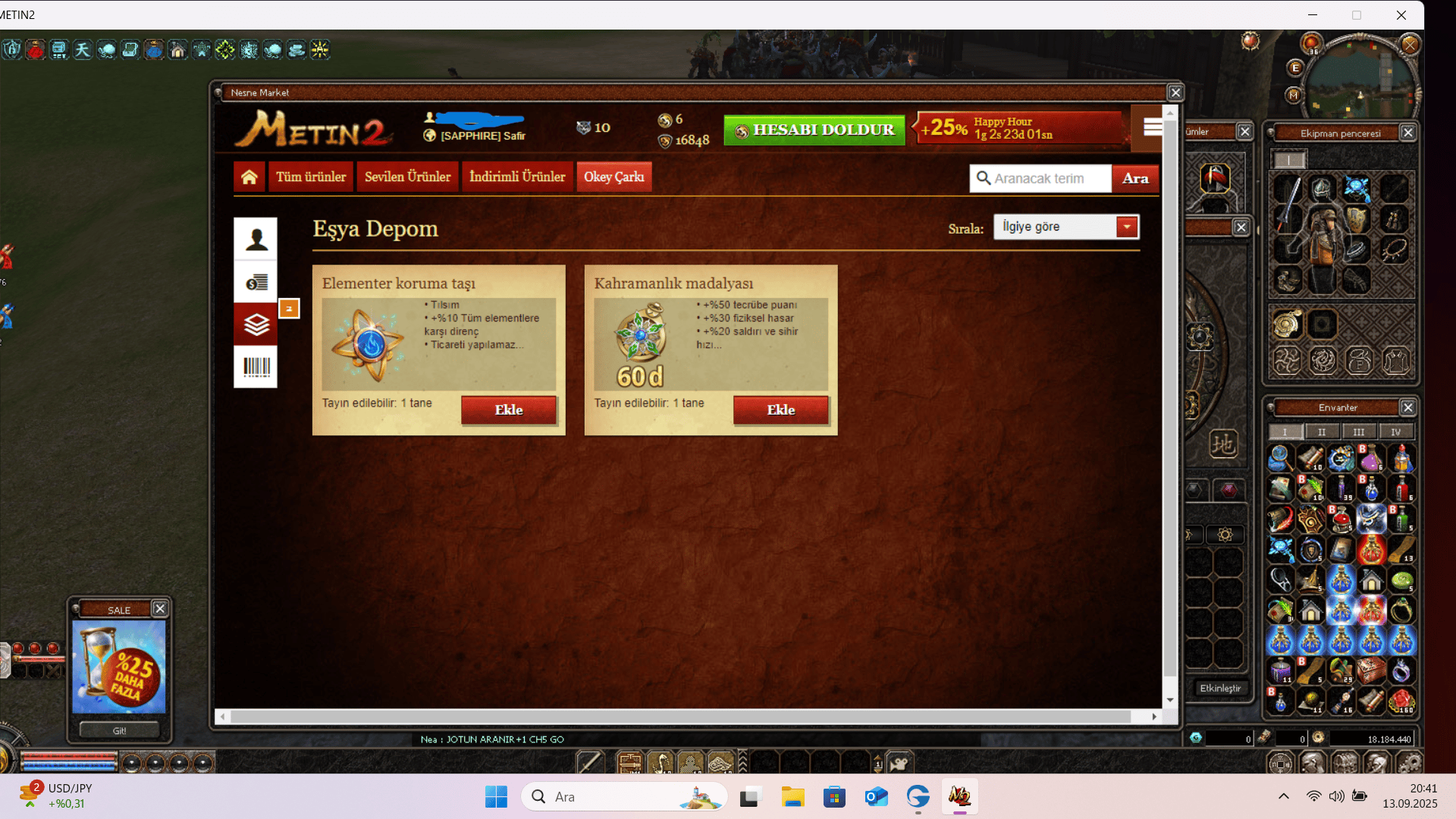 80 LEVEL MİTSİ SET NINJA 17 K MARKA BOŞ HESAP