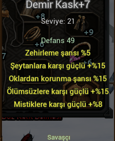 +7 FARMLIK DEMİR KASK YAKAMOZ