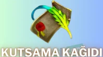 5x KUTSAMA KAĞIDI HEMEN TESLİM