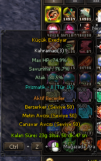 250 LEVEL 80 STR PET FULL KİTAPLI
