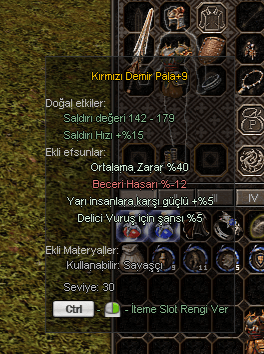 GÜNCELLENDİ +9 40 ORT KDP +4 DERİ ÇİZME + ÖLÜMCÜL PLAKA