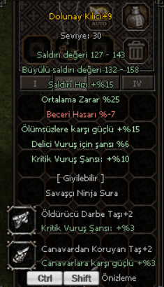 +9 DOLUNAY FUL TAŞLI YAN 25 ORT YAN EFSUNLAR MÜKEMMEL