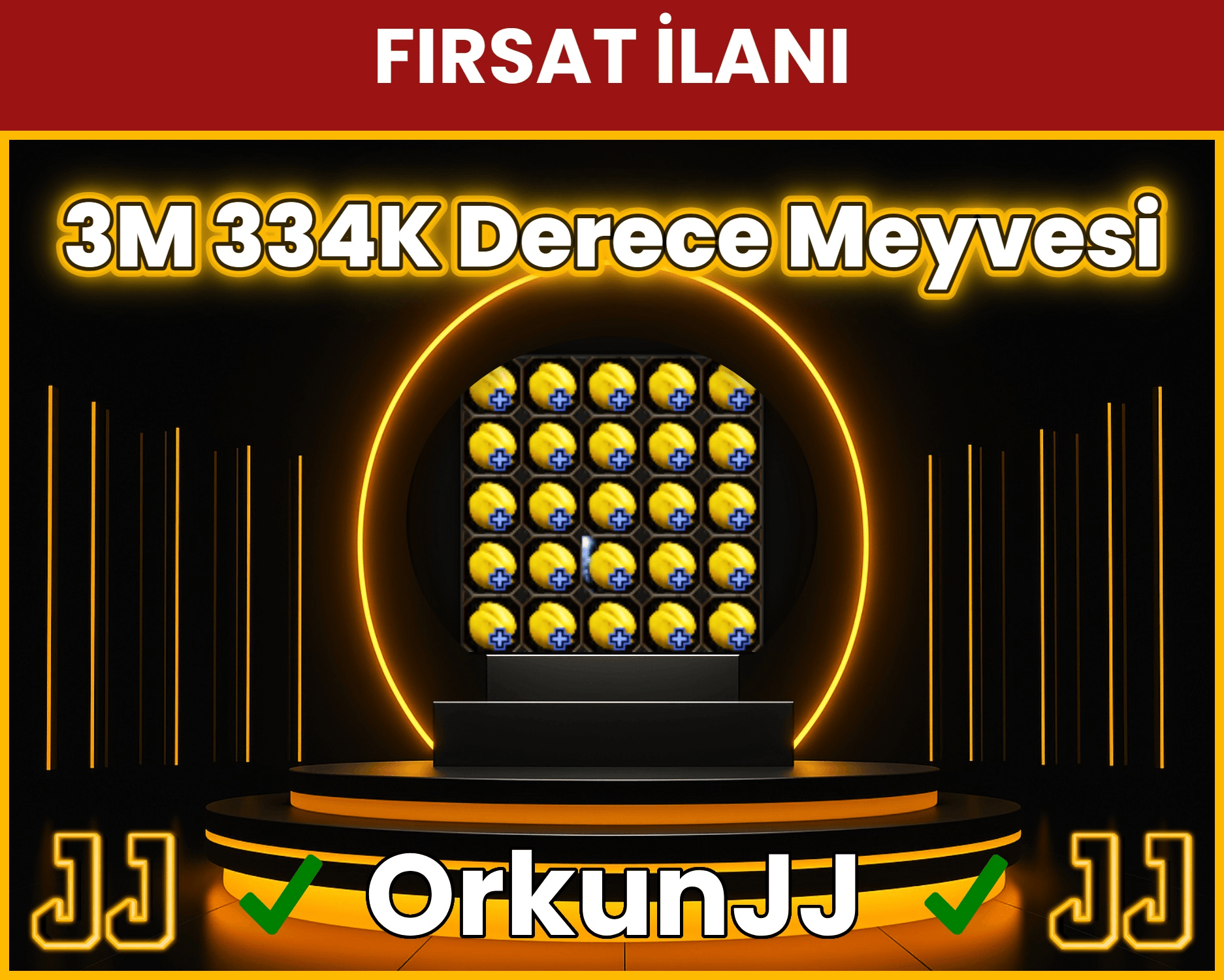3M 334K Derece Meyvesi Anında Teslim