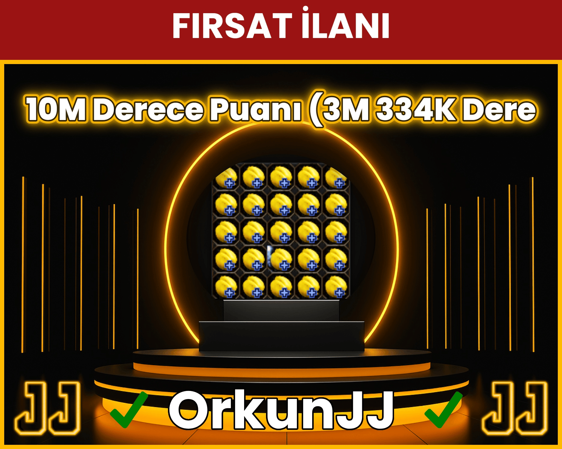 10M Derece Puanı (3M 334K Derece Meyvesi) Anında Teslim