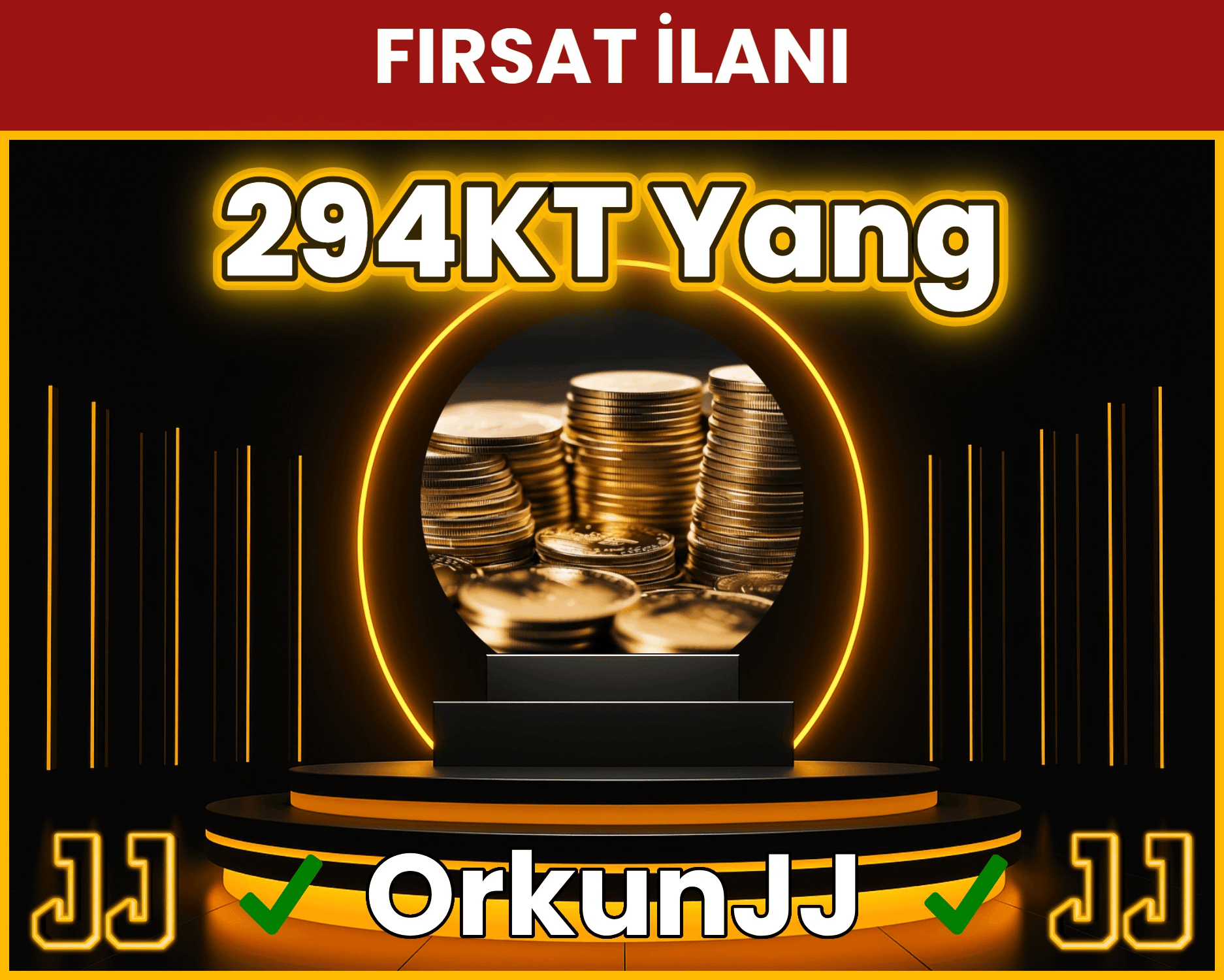 294 KT Yang Stoktan Teslim