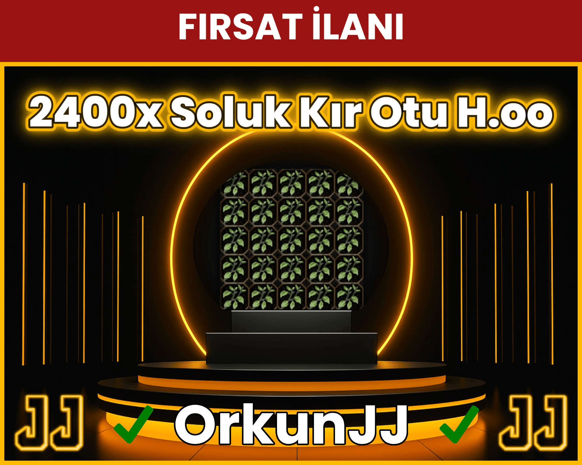 2400x Soluk Kır Otu Anında Teslim H.oo
