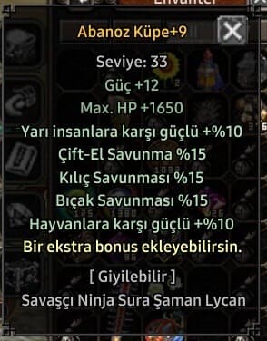 ELİT ABANOZ TEKLİFE AÇIK