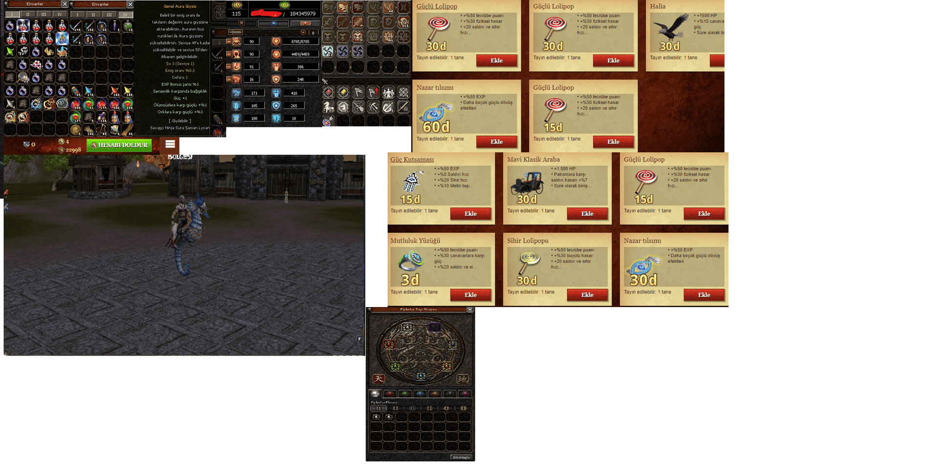 115 LEVEL MAT SETLİ  B.SURA