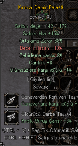 38 ORT 8 CANLILIK +4 TAŞ KDP