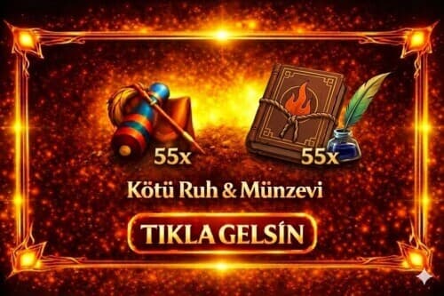 55 KÖTÜ RUH MÜNZEVİ SET ANINDA TESLİMAT