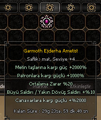 5/5 Garmoth Ametist