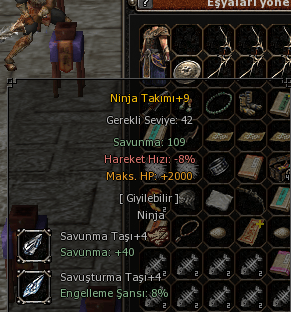 +9 42 LEVEL NİNJA TAKIMI