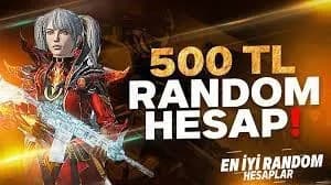500 TL MÜKEMMEL GARANTİLİ PUBG RANDOM HESAP