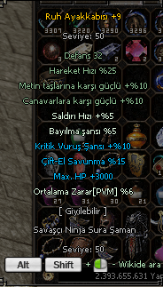 +9 ruh ayakkabısı 150 TL