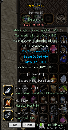 +9 farm zırhı 150 TL